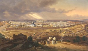 Jeruzsálem látképe, 1847
