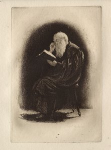 Karthauzi kolostor tanulmánya alkotó: Hubert von Herkomer