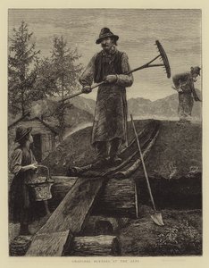 Szénégetők az Alpokban alkotó: Hubert von Herkomer