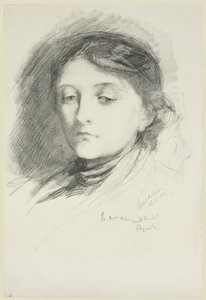 Mrs. Thomas Tylston Greg alkotó: Hubert von Herkomer