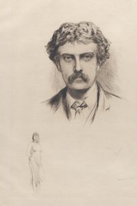 Cecil Lawson portréja, 1882. alkotó: Hubert von Herkomer