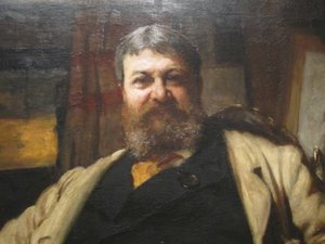 Henry Hobson Richardson építész portréja alkotó: Hubert von Herkomer