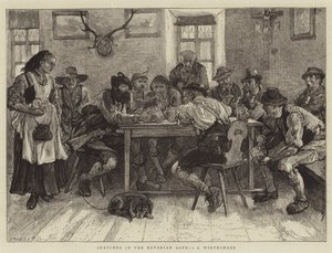 Vázlatok a Bajor Alpokban, IN, egy Wirtshaus