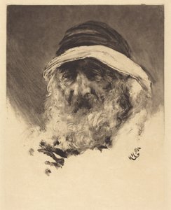 Arab fej tanulmánya alkotó: Hubert von Herkomer