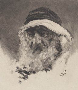 Tanulmány egy arab fejről, 1895. alkotó: Hubert von Herkomer