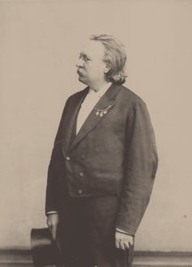 Edmund Kretschmer orgonaművész és zeneszerző portréja 1830-1908.