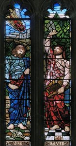 Langport, All Saints, Belham & Co, Hugh Arthur Kennedy, Job & David, 1879 alkotó: Hugh Arthur Kennedy