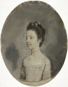 Portré egy hölgy mellszobra alkotó: Hugh Douglas Hamilton