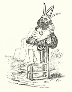 King Canute (litho)