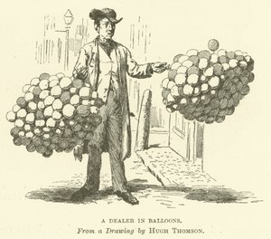 Egy léggömbkereskedő alkotó: Hugh Thomson