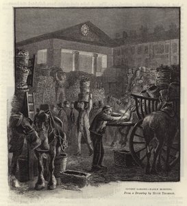 Covent Garden - kora reggel alkotó: Hugh Thomson