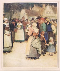 Hester az állvány tövében alkotó: Hugh Thomson