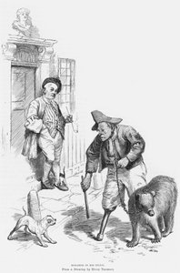 Hogarth a dolgozószobájában alkotó: Hugh Thomson