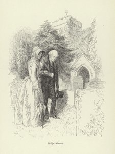 Illusztráció Amos Barton számára, George Eliot alkotó: Hugh Thomson