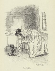 Illusztráció Amos Barton számára, George Eliot alkotó: Hugh Thomson