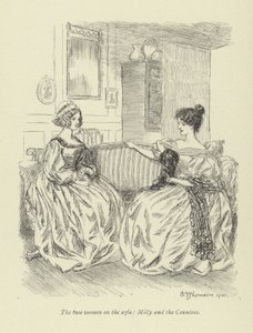 Illusztráció Amos Barton számára, George Eliot alkotó: Hugh Thomson