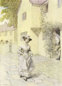 Illusztráció Amos Barton számára, George Eliot alkotó: Hugh Thomson