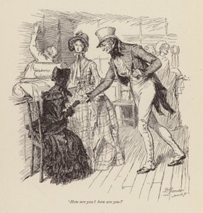 Illusztráció Cranfordhoz, Mrs. Gaskell (metszet) alkotó: Hugh Thomson