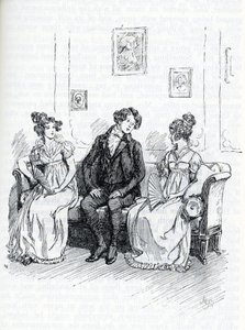 Illusztráció: "Emma", Jane Austen (illusztráció) alkotó: Hugh Thomson