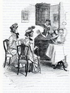 Illusztráció: "Emma", Jane Austen (illusztráció) alkotó: Hugh Thomson