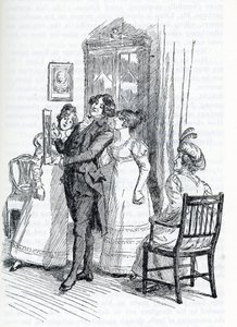 Illusztráció: "Emma", Jane Austen (illusztráció) alkotó: Hugh Thomson