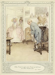 Illusztráció Goldsmith She Stoops to Conquer című művéhez