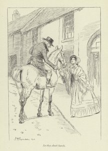 Illusztráció a Janets Repentance-hez, George Eliottól alkotó: Hugh Thomson