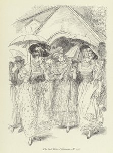 Illusztráció a Janets Repentance-hez, George Eliottól alkotó: Hugh Thomson