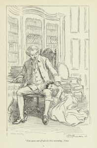 Illusztráció: Mr Gilfils Love Story, George Eliot alkotó: Hugh Thomson