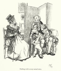 Illusztráció a meggyőzéshez, Jane Austen (litho) alkotó: Hugh Thomson