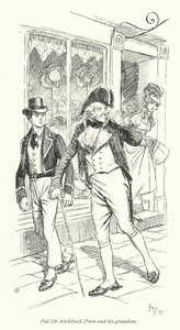 Illusztráció a meggyőzéshez, Jane Austen (litho) alkotó: Hugh Thomson