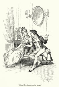 Illusztráció a meggyőzéshez, Jane Austen (litho) alkotó: Hugh Thomson