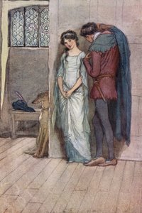 Illusztráció a Windsori víg feleségekhez alkotó: Hugh Thomson