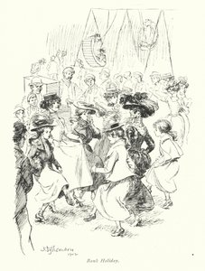 London: Bank Holiday (színes litográfia) alkotó: Hugh Thomson