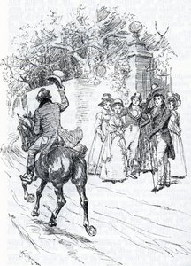 "Mr Perry passant a cheval" (illusztráció) alkotó: Hugh Thomson