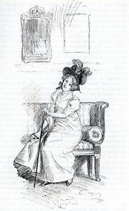 "Mrs Elton" (illusztráció) alkotó: Hugh Thomson