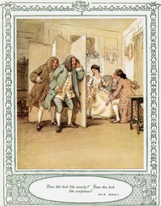 Oliver Goldsmith: Lehajol, hogy hódítson alkotó: Hugh Thomson