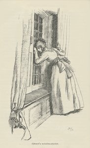 Kinyitott egy ablakot, 1896 alkotó: Hugh Thomson