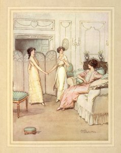 Három nő, J. M. Barrie „The Admirable Crichton” című művéből alkotó: Hugh Thomson