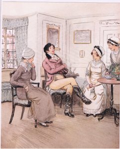 Valentine: "Sajnálom, hogy kint vannak, Patty, de várom, hogy visszatérjenek." (litho) alkotó: Hugh Thomson