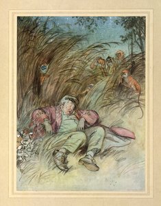A majmok nézték, J. M. Barrie „The Admirable Crichton” című művéből alkotó: Hugh Thomson