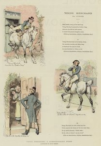 Fiatal Herchard, a Somersetshire-i történet (chromolitho)
