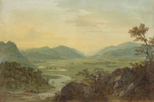 Carne folyó a Loudoun kastélyból, Ayrshire, 1804