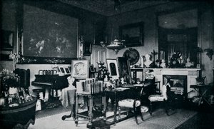 A Queens Private Sitting Room Osborne-ban, 1899, 1901