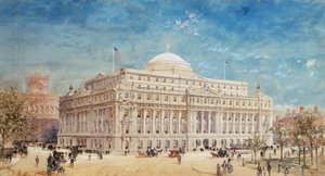 Előzetes javaslat készítése az Egyesült Államok New York-i vámházához alkotó: Hughson Frederick Hawley