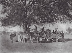 Afrika: Níluson (fekete-fehér fénykép) alkotó: Hugo Adolf Bernatzik