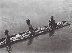 Afrika: Bahr el Zerafon (fekete-fehér fotó) alkotó: Hugo Adolf Bernatzik