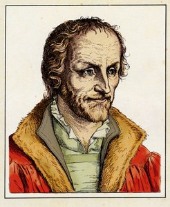 Philippe Melanchthon - Filippo MELANTONE (1497-1560),1854 (metszet) alkotó: Hugo Bürkner