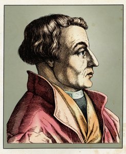 Martin BUCER (1491-1551) német reformátor teológus portréja alkotó: Hugo Bürkner