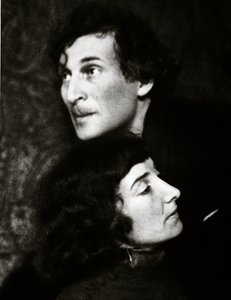 Marc és Bella Chagall (szépia fotó)